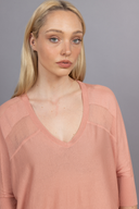 Luna Cotton Super V Pullover – Soft, Lightweight & Stylish Layering Piece