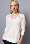 Luna Cotton Super V Pullover – Soft, Lightweight & Stylish Layering Piece