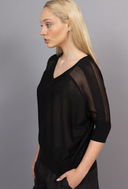 Luna Cotton Super V Pullover – Soft, Lightweight & Stylish Layering Piece