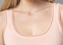 Vera Double Scoop Tank Top - Premium Cotton, Silk & Cashmere Blend for Ultimate Comfort