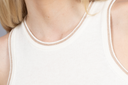 Cora Crew Cotton Silk Cashmere Racer Tank – Soft, Luxurious & Breathable Essential