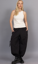 Cora Crew Cotton Silk Cashmere Racer Tank – Soft, Luxurious & Breathable Essential