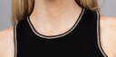 Cora Crew Cotton Silk Cashmere Racer Tank – Soft, Luxurious & Breathable Essential