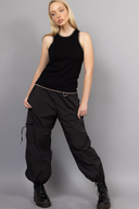 Cora Crew Cotton Silk Cashmere Racer Tank – Soft, Luxurious & Breathable Essential