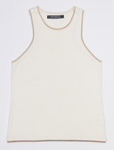 Cora Crew Cotton Silk Cashmere Racer Tank – Soft, Luxurious & Breathable Essential