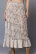 Lexy Lace Floral Skirt: Romance is in the air