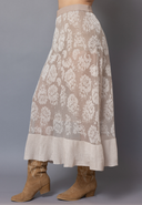 Lexy Lace Floral Skirt: Romance is in the air