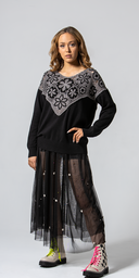 distressed-hand-crochet-wildflowers-pullover-side-pose-view